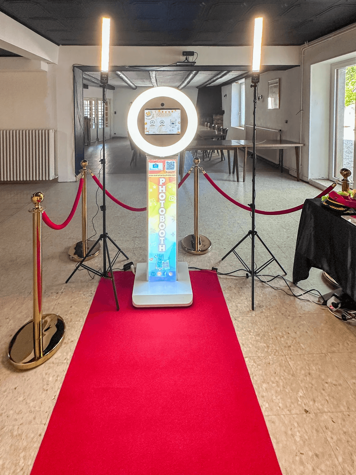 Photobooth SelfyBox Pro lors d'un anniversaire à Besançon (Doubs)